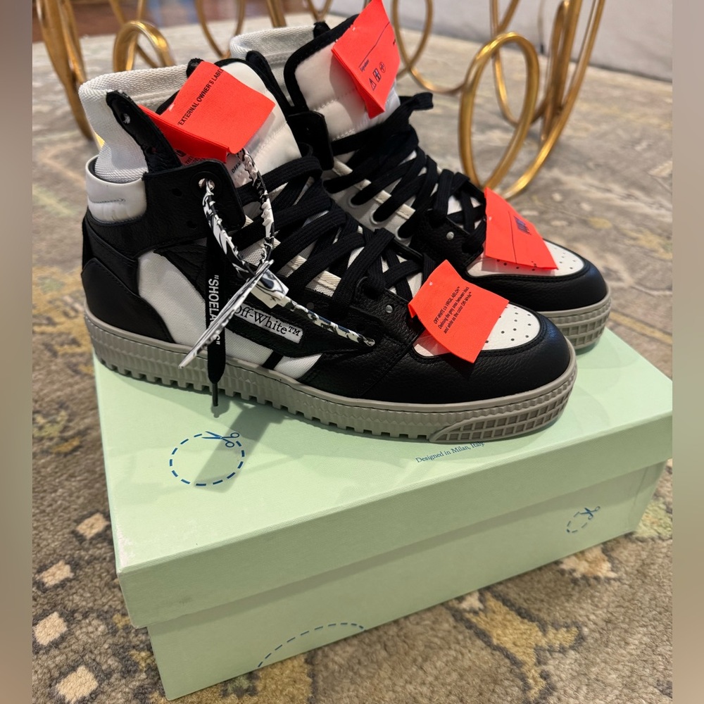 Off White c/o Virgil Abloh 3.0 OFF Court Leather White/Black